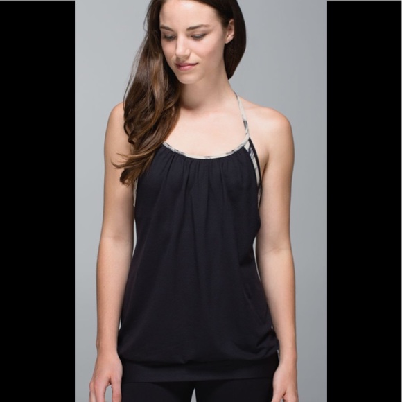 Lululemon No Limits Tank Black Granite, Mojave Tan - Picture 2 of 8